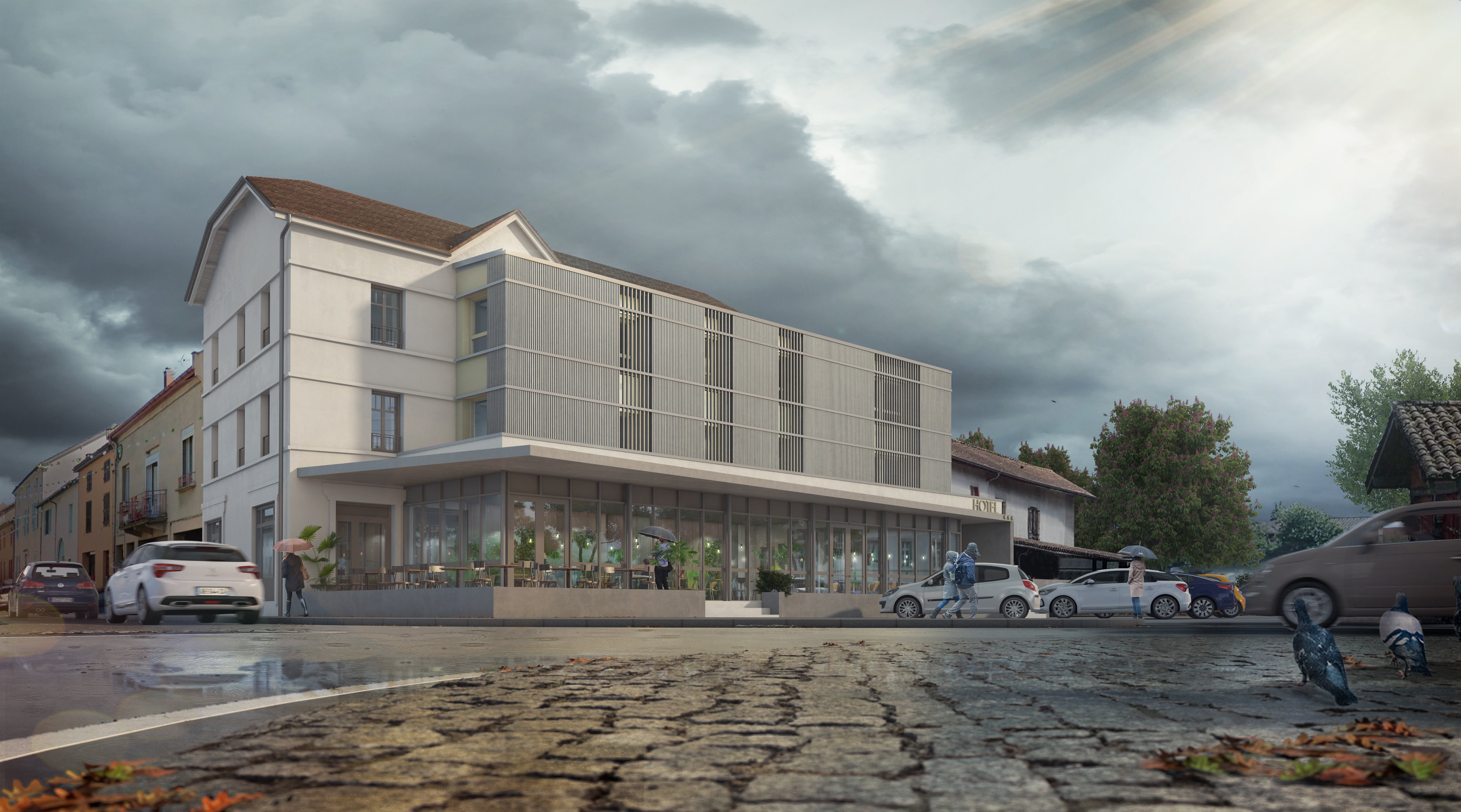 Hospitality — hôtels et intégration — rendu 3D architectural MD Studio