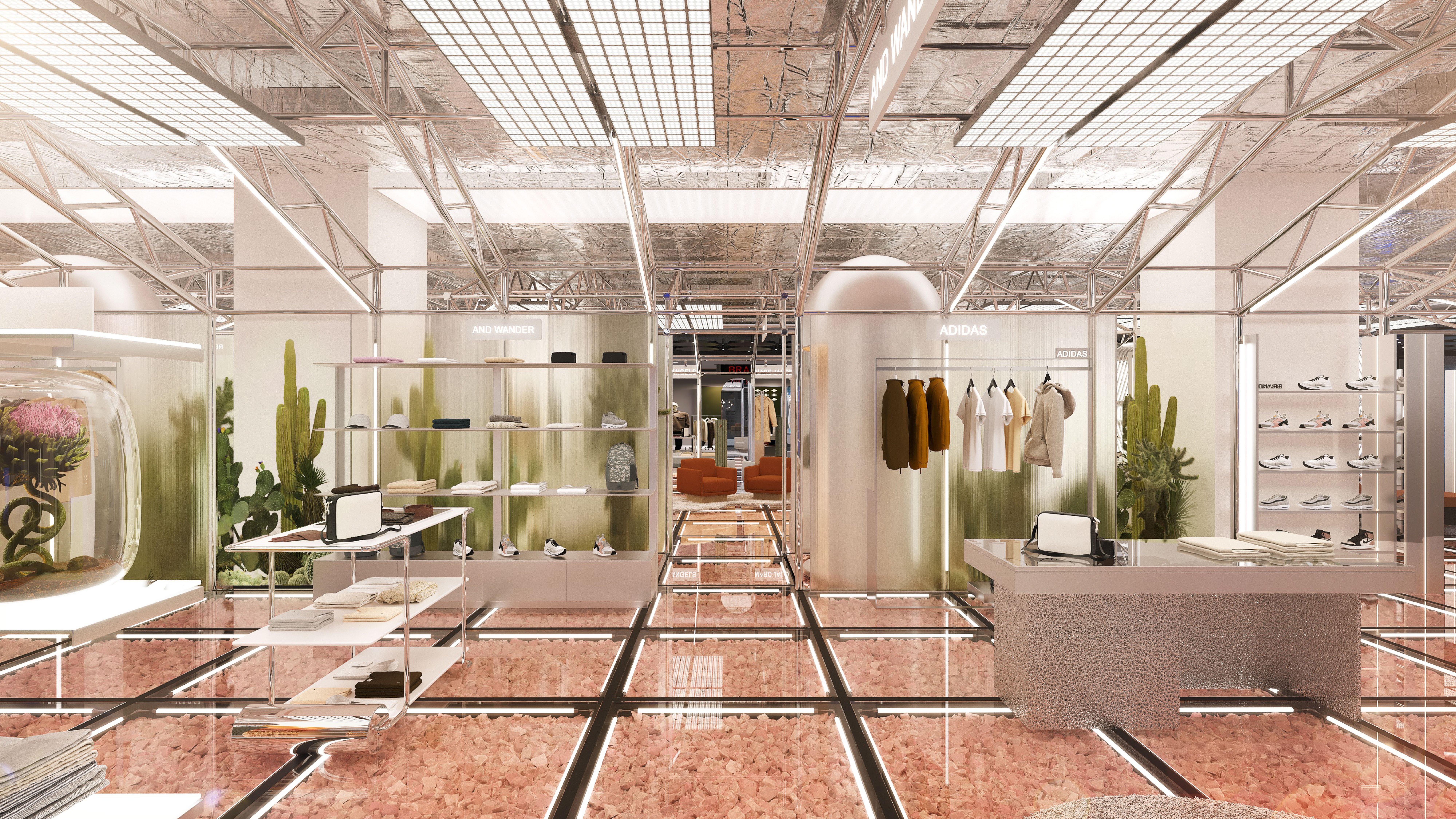 Retail international — SKP Wuhan Fashion — rendu 3D architectural MD Studio