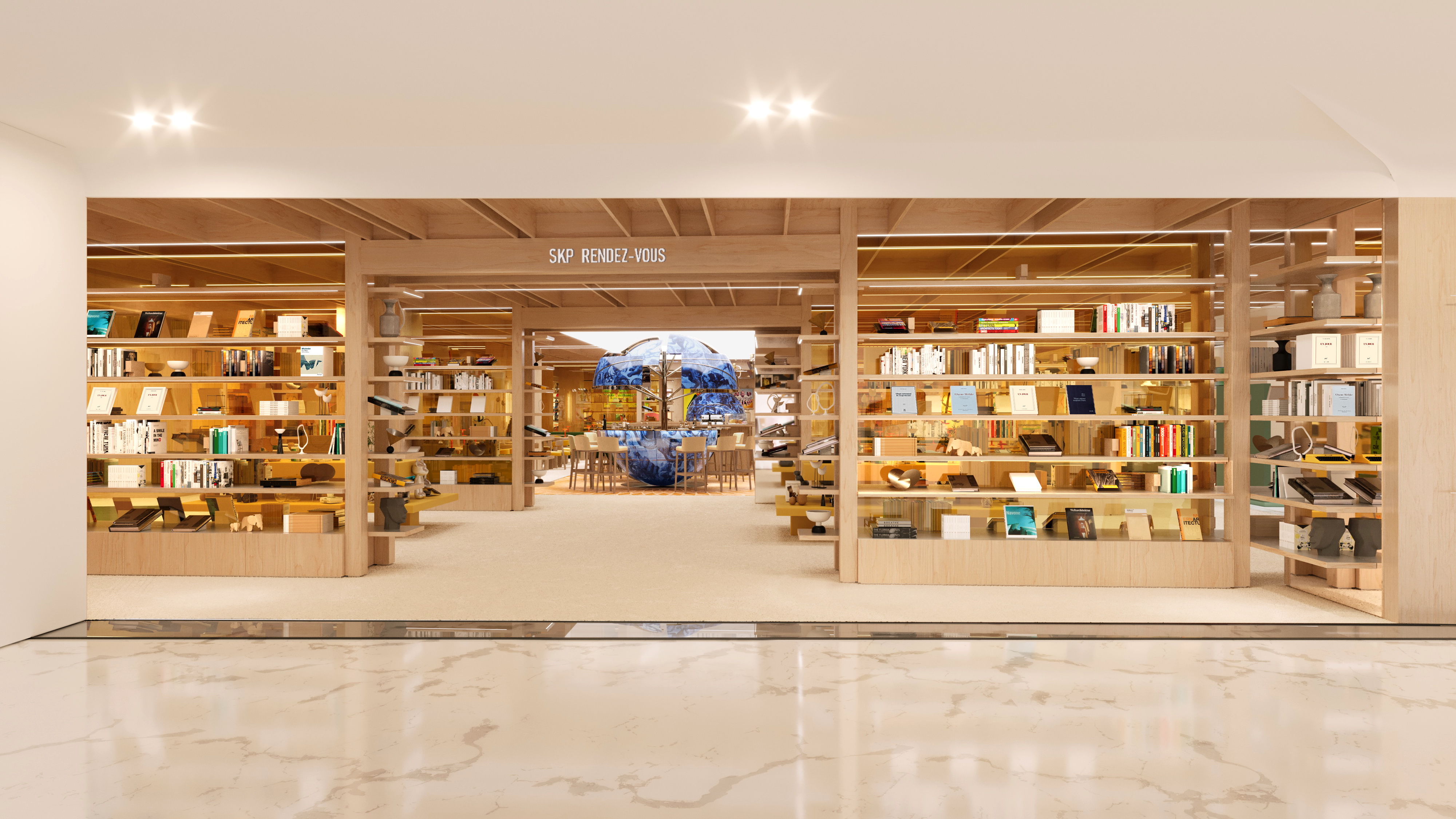 Retail premium — SKP Wuhan RDV L4 — rendu 3D architectural MD Studio