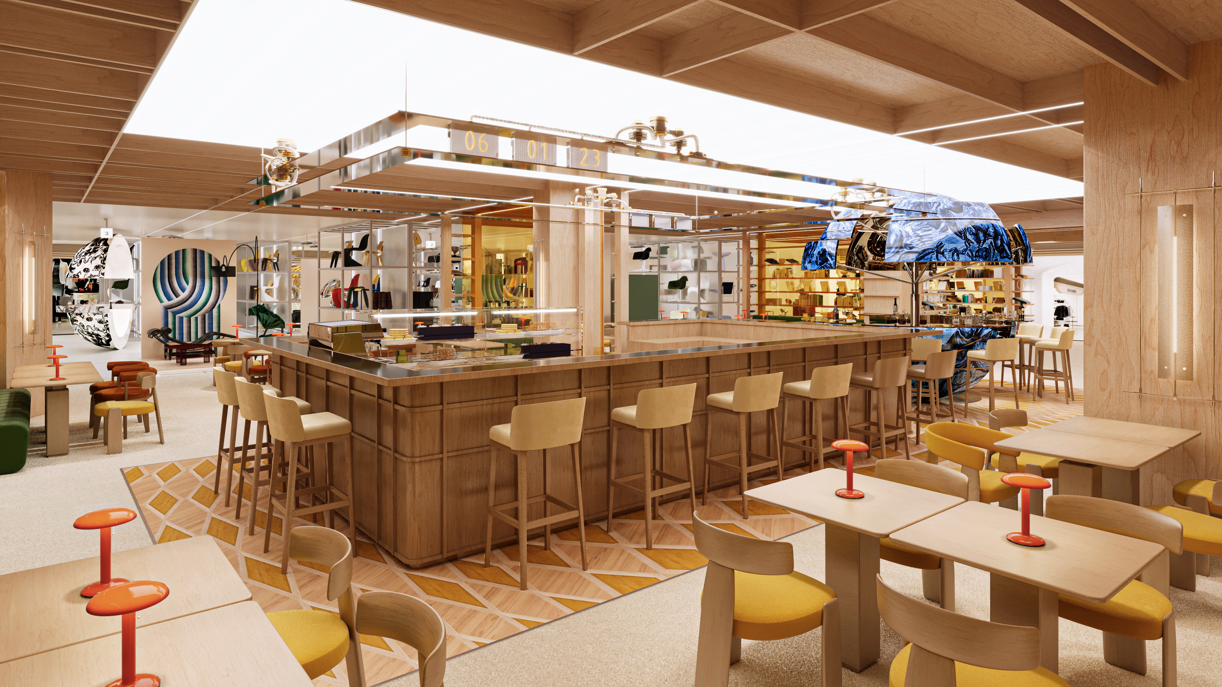 Retail premium — SKP Wuhan RDV L4 — rendu 3D architectural MD Studio