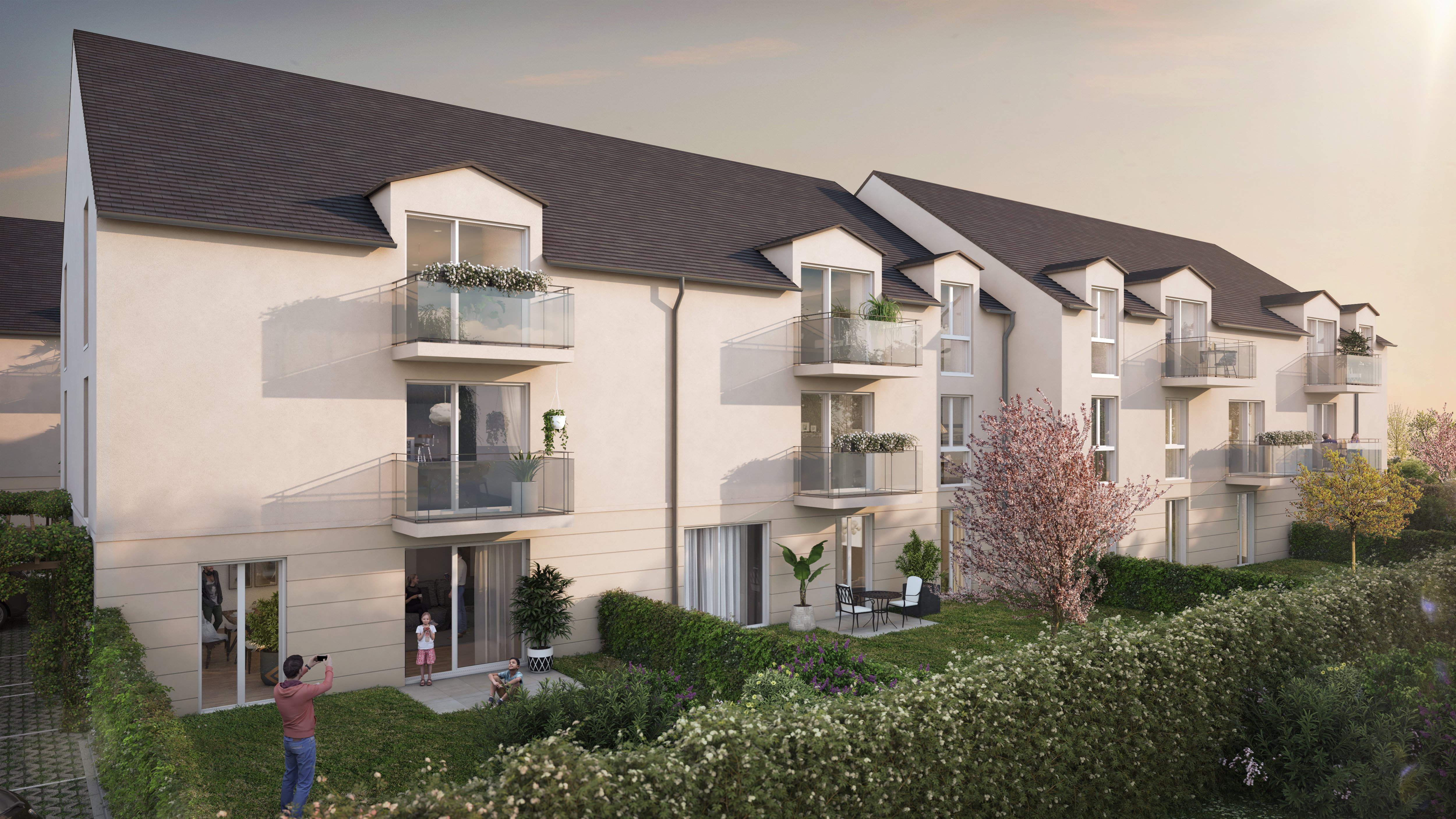 Promotion immobilière — programmes Pichet Promotion — rendu 3D architectural MD Studio