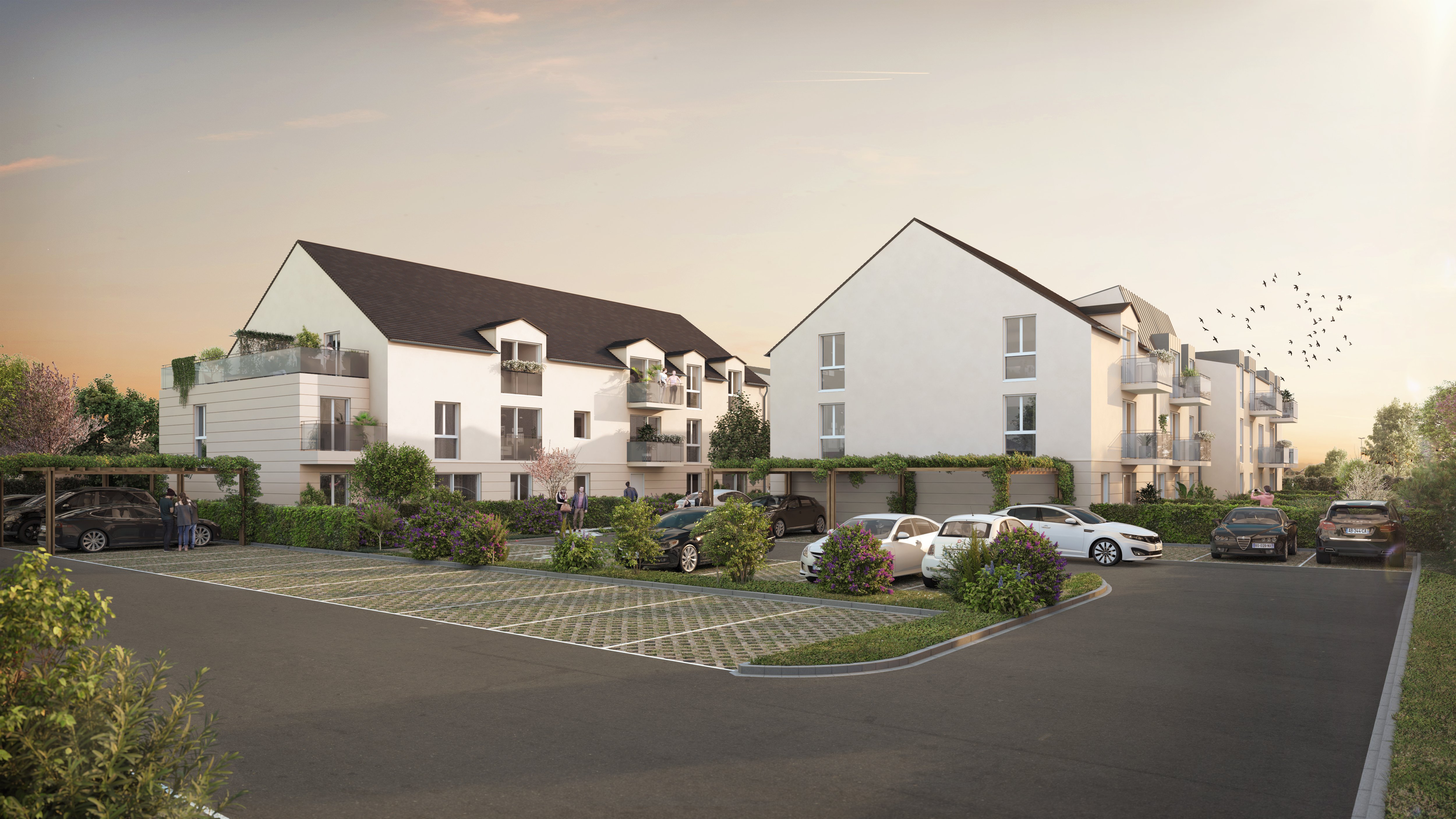 Promotion immobilière — programmes Pichet Promotion — rendu 3D architectural MD Studio